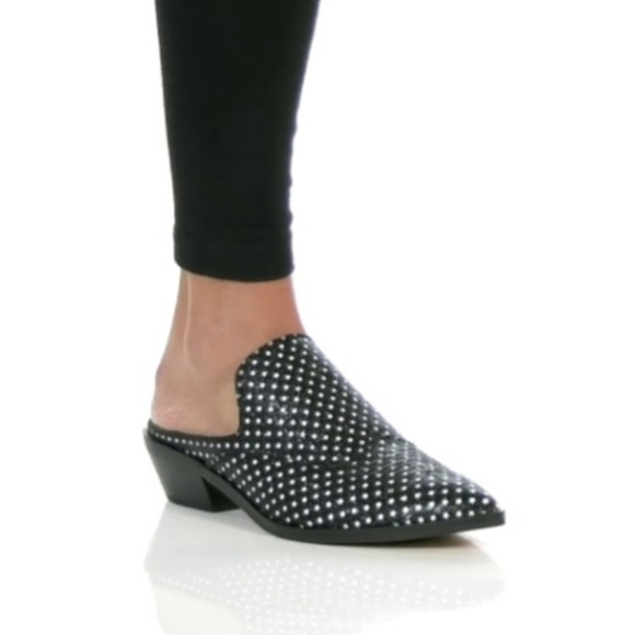 Rebecca Minkoff Karynah Star Leather Mule NWOT - Picture 1 of 10